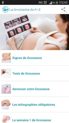 La Grossesse de A-Z android App screenshot 4